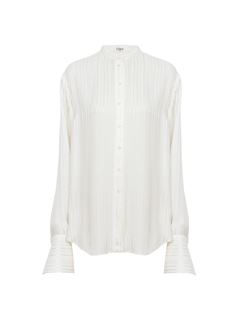 CHLOÉ Top Woman Oversized blouse in viscose & silk satin w