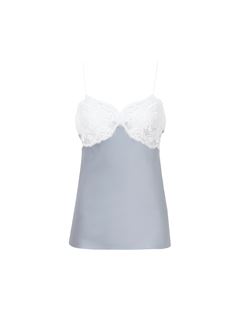 CHLOÉ Top Woman Camisole top in satin & lace w