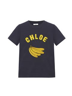 CHLOÉ Top Woman Baby fit logo T-shirt in cotton jersey w