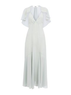 CHLOÉ Dresses Woman Long flou dress in silk georgette w