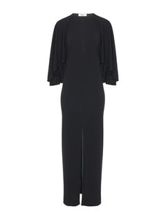 CHLOÉ Dresses Woman Long cape dress in crêpe jersey w