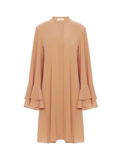 CHLOÉ Dresses Woman Fluid short dress in crêpe de chine w