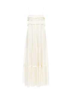 CHLOÉ Dresses Woman Sleeveless long dress in silk charmeuse w