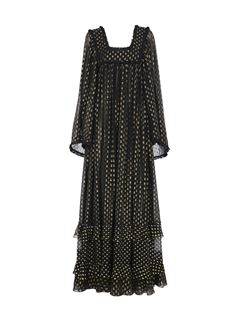 CHLOÉ Dresses Woman Ruffled maxi dress in light silk w