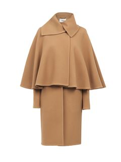 CHLOÉ Coats Woman Cape coat in wool & cashmere w