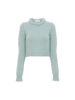 CHLOÉ Knitwear Woman Cropped sweater in cashmere blend w