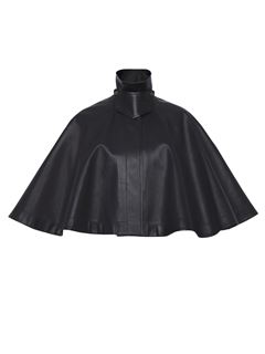 CHLOÉ Coats Woman Short cape in soft nappa leather w