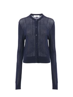 CHLOÉ Knitwear Woman Fitted cardigan in wool knit w