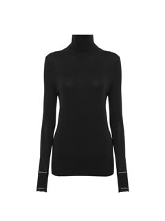 CHLOÉ Knitwear Woman Fitted turtleneck in wool knit w