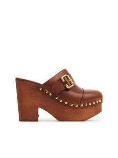 CHLOÉ Clogs Woman Jeannette wedge clog w