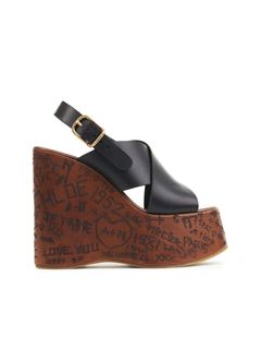 CHLOÉ Sandals Woman Maxime wedge sandal w