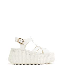 CHLOÉ Sandals Woman Nama wedge sandal w