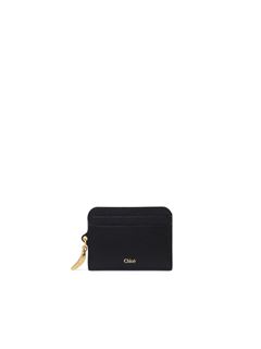 CHLOÉ Cards Holder Woman Banana card holder in grained leather w