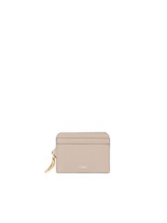 CHLOÉ Cards Holder Woman Banana card holder in grained leather w