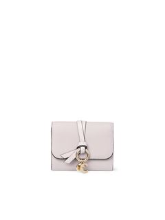 CHLOÉ Wallets Woman Small Alphabet tri-fold in grained leather w