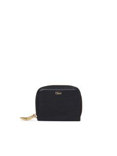 CHLOÉ Purse Woman Banana zipped coin purse in grained leather w