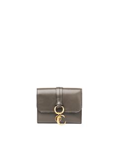 CHLOÉ Wallets Woman Small Alphabet tri-fold in shiny leather w