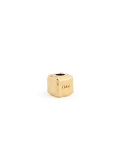 CHLOÉ Charms for bags Woman Cube Dice bracelet charm in brass w