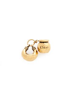 CHLOÉ Charms for bags Woman Sphere Mini Bracelet Dice bracelet charm in brass w