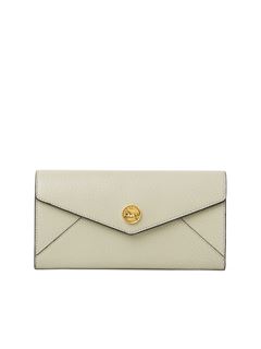 CHLOÉ Wallets Woman Envelope long wallet with flap in grained leather w