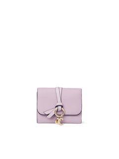 CHLOÉ Wallets Woman Small Alphabet tri-fold in grained leather w