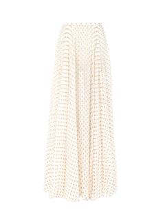 CHLOÉ Skirts Woman Gathered maxi skirt in silk jacquard & lurex w