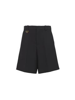 CHLOÉ Shorts Woman Tailored shorts in wool crêpe w