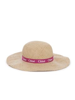 CHLOÉ Accessories Childrenswear Woman Raffia hat w