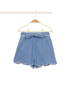 CHLOÉ Pantalones cortos infantiles Mujer Vaqueros cortos fluidos w