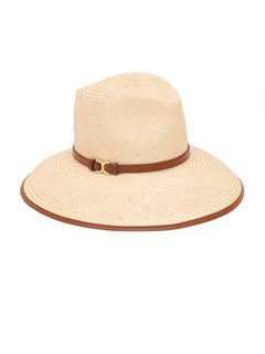 CHLOÉ Hats Woman Marcie fedora hat in straw w