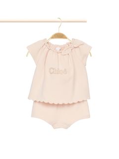 CHLOÉ Top Childrenswear Woman Short jumpsuit w