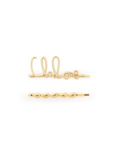 CHLOÉ Hair Accessories Woman The Chloé Iconic hair clips w