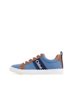 CHLOÉ Shoes Childrenswear Woman Lauren low-top sneakers w