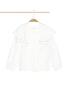 CHLOÉ Top Childrenswear Woman Ruffled blouse w