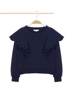 CHLOÉ Sweater Childrenswear Woman Ruffled sweater w