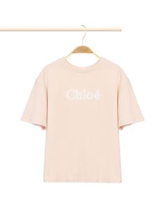 CHLOÉ Top Childrenswear Woman Logo T-shirt w