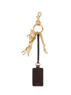 CHLOÉ Key Holder Woman Kerala 25 tag charm in brass w