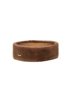 CHLOÉ Hats Woman Shearling headband w