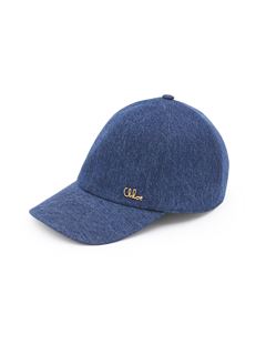 CHLOÉ Hats Woman The Chloé Iconic cap in denim w