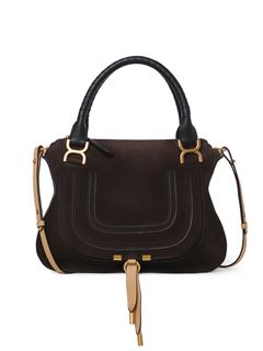 medium marcie leather satchel