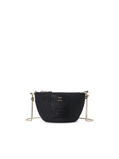 CHLOÉ Shoulder bag Woman Mini Chloé basket with chain in natural fibres w