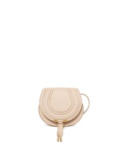 CHLOÉ Hand bag Woman Small Marcie saddle bag in grained leather w