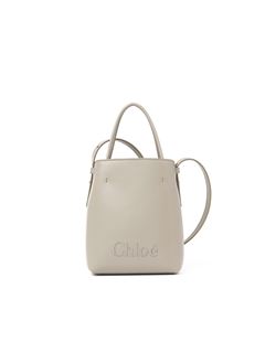 CHLOÉ Mini bag Woman Micro Chloé Sense tote bag in soft leather w