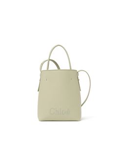 CHLOÉ Mini bag Woman Micro Chloé Sense tote bag in soft leather w