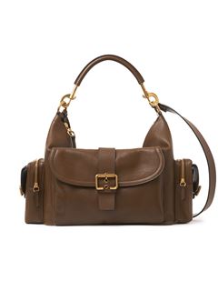 CHLOÉ Shoulder bag Woman Large Camera bag in shiny leather w