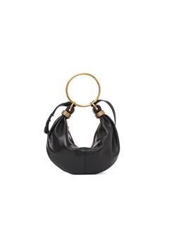 CHLOÉ Shoulder bag Woman Small Bracelet Hobo bag in grained leather w