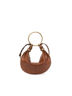 CHLOÉ Shoulder bag Woman Small Bracelet Hobo bag in grained leather w