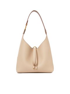 CHLOÉ Shoulder bag Woman Small Marcie hobo bag in grained leather w