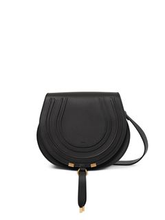 CHLOÉ Shoulder bag Woman Marcie saddle bag in grained leather w