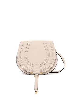 CHLOÉ Shoulder bag Woman Marcie saddle bag in grained leather w